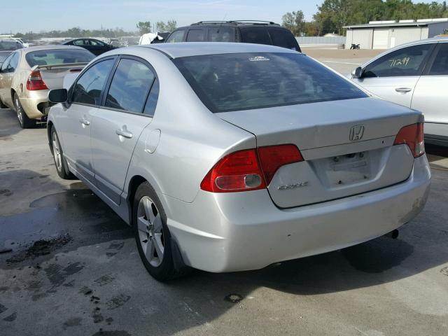 1HGFA16806L135434 - 2006 HONDA CIVIC EX ვერცხლისფერი ფოტო 3