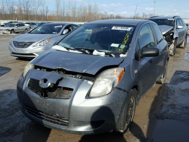 JTDJT923175116375 - 2007 TOYOTA YARIS SILVER photo 2