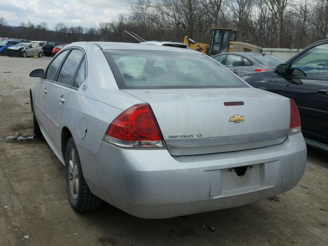 2G1WT57N791326906 - 2009 CHEVROLET IMPALA 1LT SILVER photo 3