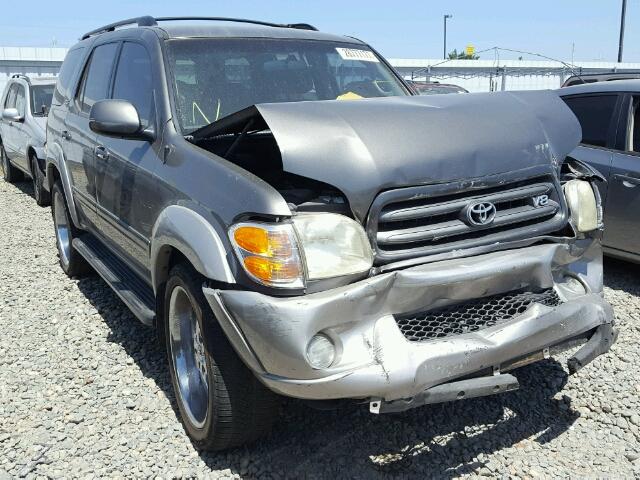 5TDZT34A63S165281 - 2003 TOYOTA SEQUOIA SR CHARCOAL photo 1