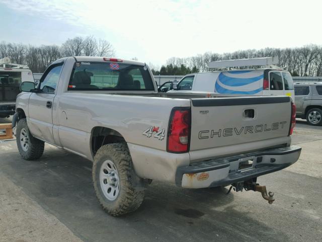 3GCEK14V56G134342 - 2006 CHEVROLET SILVERADO TAN photo 3