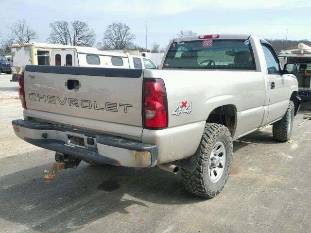 3GCEK14V56G134342 - 2006 CHEVROLET SILVERADO TAN photo 4