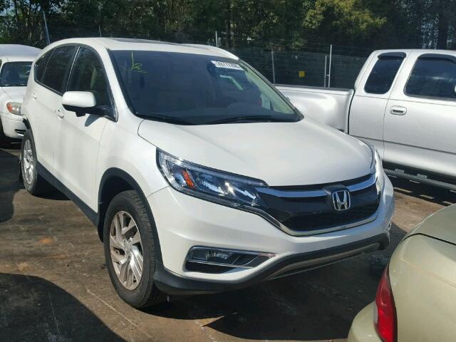 5J6RM3H72FL019696 - 2015 HONDA CR-V EXL WHITE photo 1