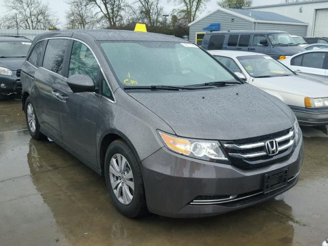 5FNRL5H34HB012854 - 2017 HONDA ODYSSEY SE GRAY photo 1