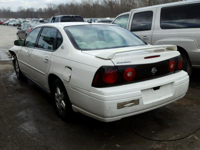 2G1WF52E859300244 - 2005 CHEVROLET IMPALA WHITE photo 3