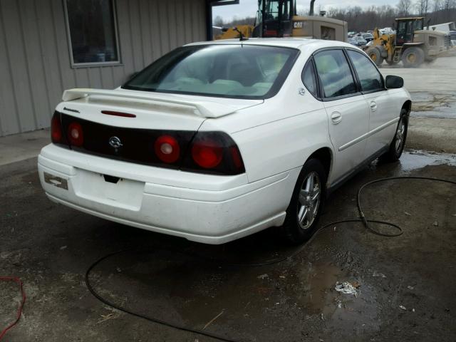 2G1WF52E859300244 - 2005 CHEVROLET IMPALA WHITE photo 4