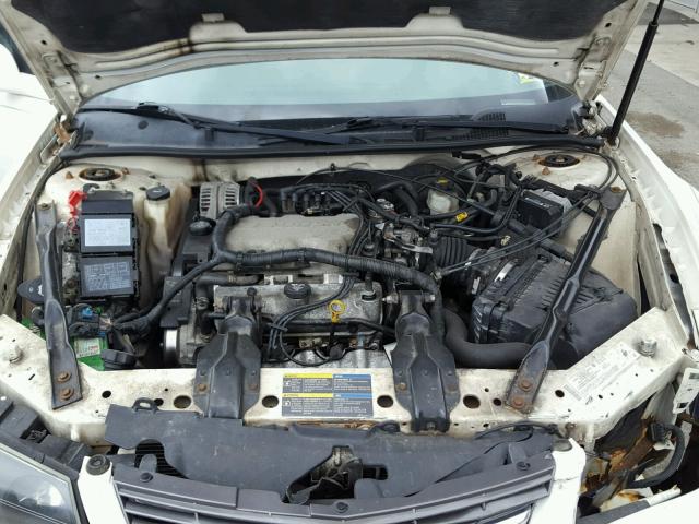 2G1WF52E859300244 - 2005 CHEVROLET IMPALA WHITE photo 7