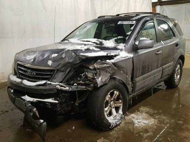 KNDJD736575693579 - 2007 KIA SORENTO EX GRAY photo 2