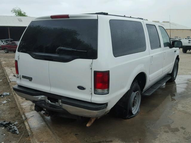 1FMNU40L6YEC79105 - 2000 FORD EXCURSION WHITE photo 4