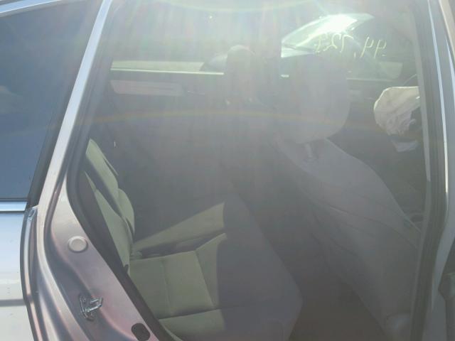 5J6RE4H5XAL066713 - 2010 HONDA CR-V EX SILVER photo 6