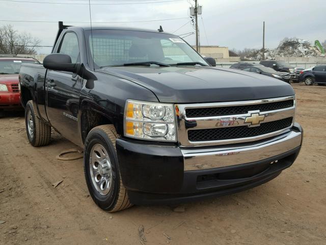 1GCEC14X48Z263089 - 2008 CHEVROLET SILVERADO BLACK photo 1