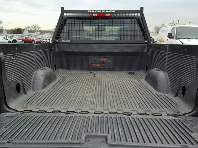 1GCEC14X48Z263089 - 2008 CHEVROLET SILVERADO BLACK photo 6