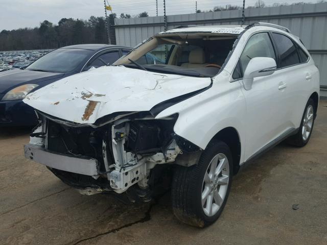 JTJZK1BA7A2404705 - 2010 LEXUS RX 350 WHITE photo 2