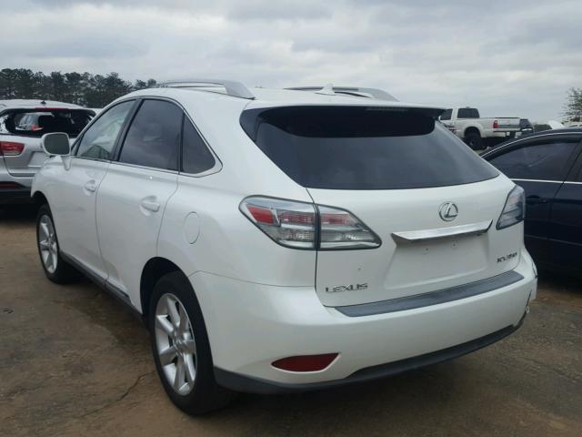 JTJZK1BA7A2404705 - 2010 LEXUS RX 350 WHITE photo 3