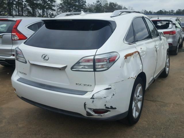 JTJZK1BA7A2404705 - 2010 LEXUS RX 350 WHITE photo 4