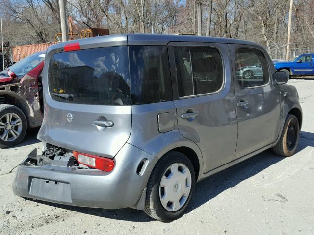 JN8AZ2KR0AT168551 - 2010 NISSAN CUBE BASE GRAY photo 4