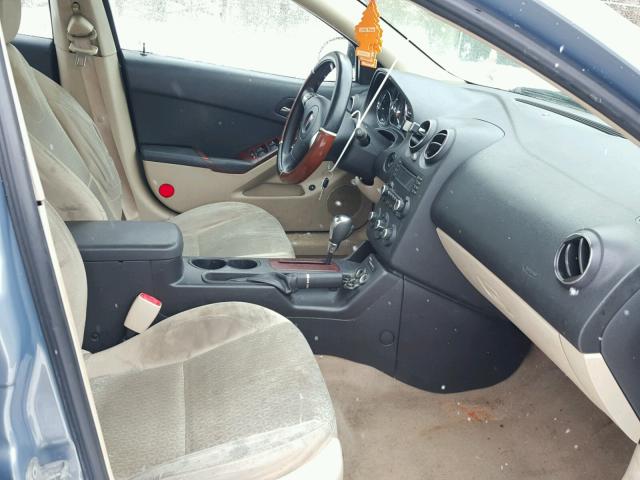 1G2ZG58B974223134 - 2007 PONTIAC G6 BASE GRAY photo 5