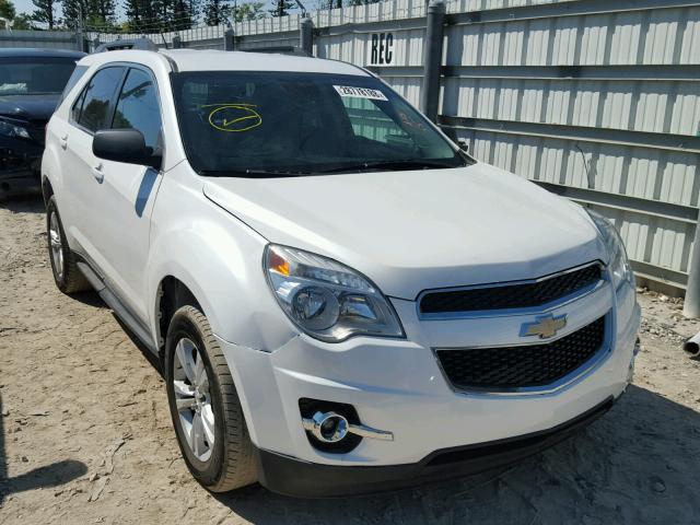 2GNFLNEK7D6262899 - 2013 CHEVROLET EQUINOX LT WHITE photo 1