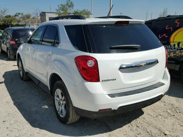 2GNFLNEK7D6262899 - 2013 CHEVROLET EQUINOX LT WHITE photo 3