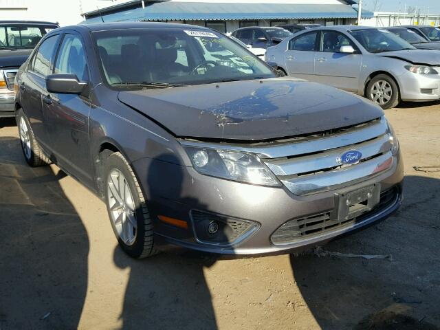 3FAHP0JA5CR253198 - 2012 FORD FUSION SEL GRAY photo 1