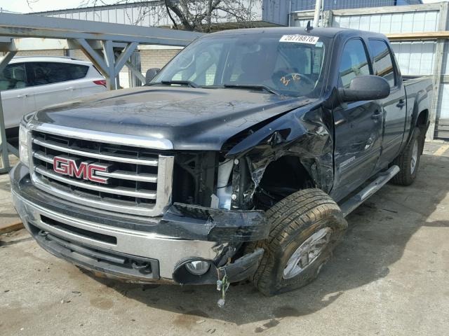 3GTP2VE76DG162602 - 2013 GMC SIERRA K15 BLACK photo 2