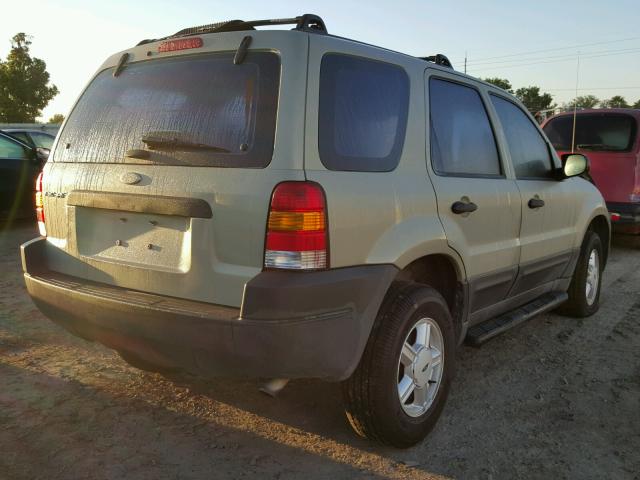 1FMYU02173KD08591 - 2003 FORD ESCAPE XLS BEIGE photo 4