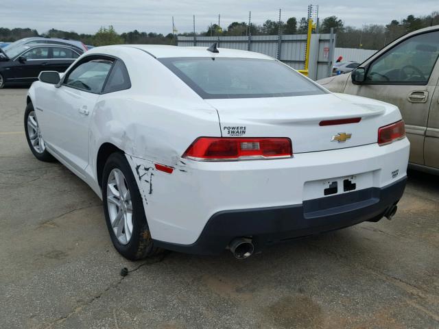 2G1FA1E3XE9139994 - 2014 CHEVROLET CAMARO LS WHITE photo 3