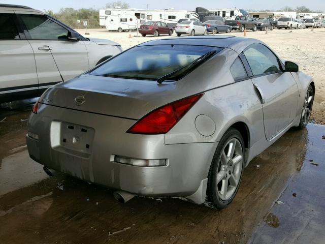 JN1AZ34E53T013687 - 2003 NISSAN 350Z COUPE SILVER photo 4