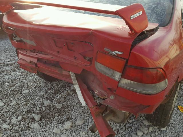 1HGEJ814XVL001568 - 1997 HONDA CIVIC EX RED photo 9