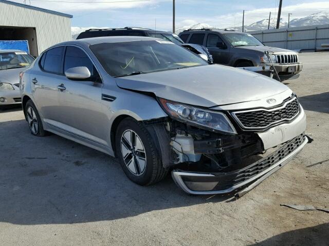 KNAGM4ADXB5007844 - 2011 KIA OPTIMA HYB SILVER photo 1