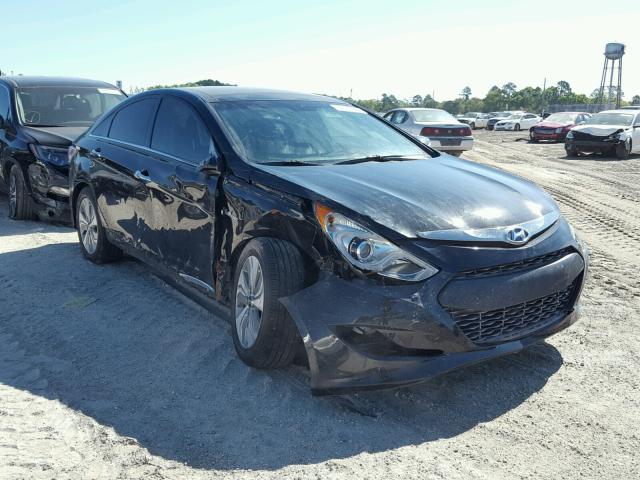 KMHEC4A40FA127190 - 2015 HYUNDAI SONATA HYB BLACK photo 1