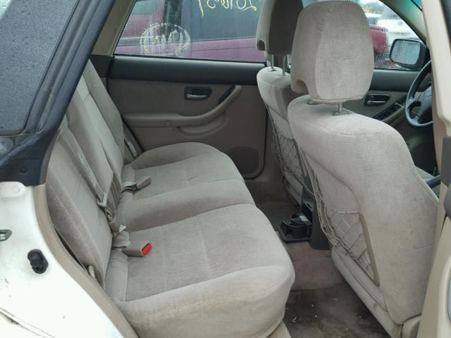 4S3BH675217628589 - 2001 SUBARU LEGACY OUT WHITE photo 6