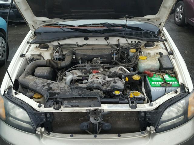 4S3BH675217628589 - 2001 SUBARU LEGACY OUT WHITE photo 7