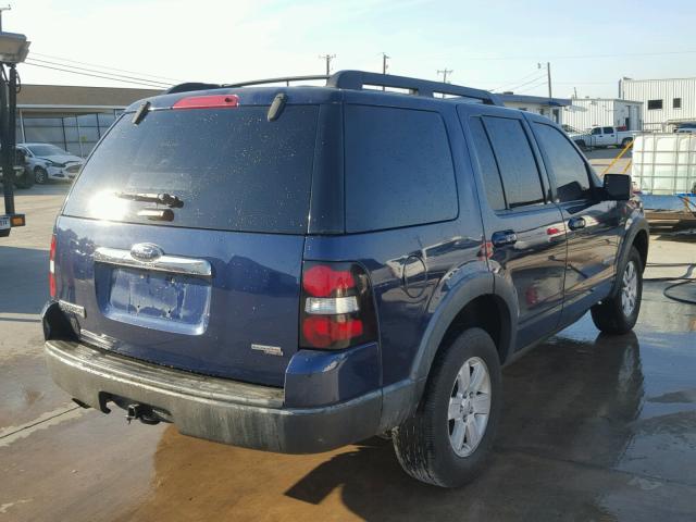 1FMEU73E97UB84640 - 2007 FORD EXPLORER X BLUE photo 4