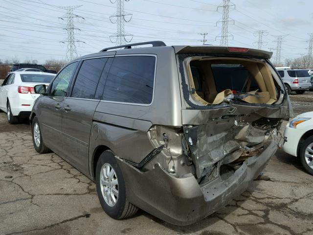 5FNRL386X8B401691 - 2008 HONDA ODYSSEY EX GOLD photo 3