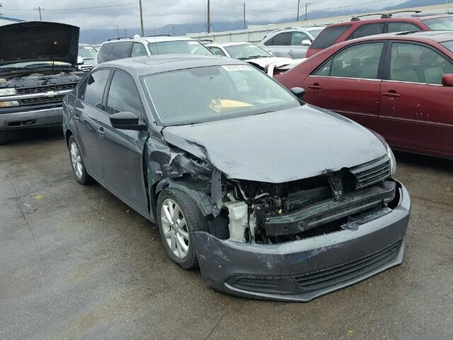 3VW2K7AJ5CM405773 - 2012 VOLKSWAGEN JETTA BASE Մոխրագույն լուսանկար 1