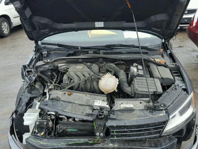 3VW2K7AJ5CM405773 - 2012 VOLKSWAGEN JETTA BASE Մոխրագույն լուսանկար 7