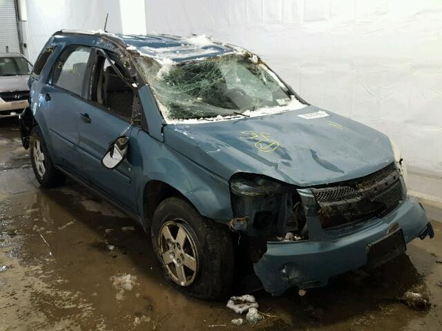 2CNDL23F086340414 - 2008 CHEVROLET EQUINOX LS BLUE photo 1