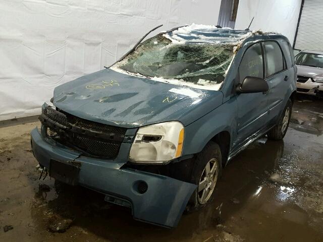 2CNDL23F086340414 - 2008 CHEVROLET EQUINOX LS BLUE photo 2