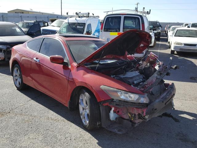 1HGCS2B86CA003619 - 2012 HONDA ACCORD EXL RED photo 1