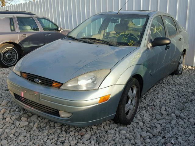 1FAFP38303W124816 - 2003 FORD FOCUS ZTS GREEN photo 2