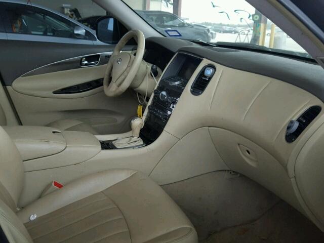 JNKAJ09E38M301106 - 2008 INFINITI EX35 BASE BLACK photo 5