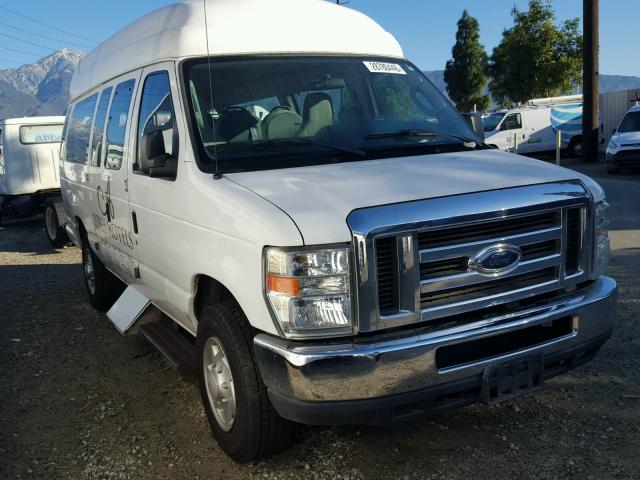 1FTSS3EL5BDB23716 - 2011 FORD ECONOLINE WHITE photo 1