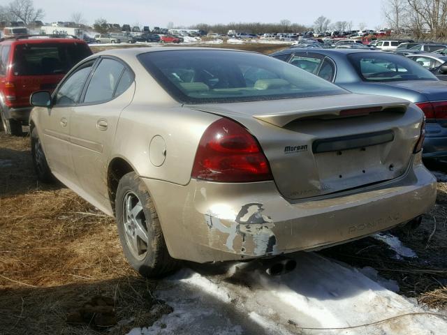 2G2WS522X41178402 - 2004 PONTIAC GRAND PRIX GOLD photo 3