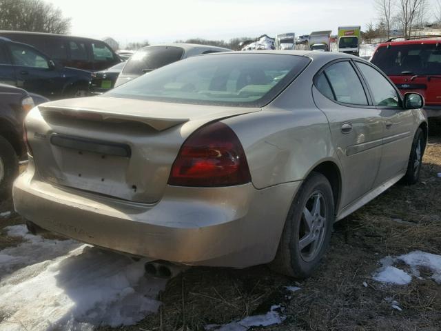 2G2WS522X41178402 - 2004 PONTIAC GRAND PRIX ოქროსფერი ფოტო 4