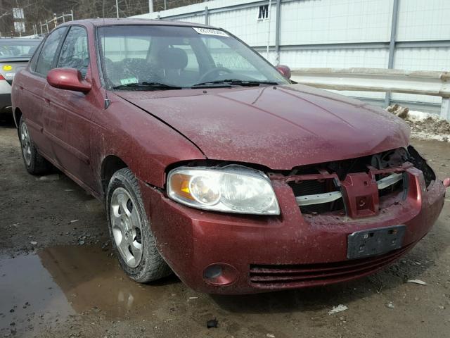 3N1CB51D94L465023 - 2004 NISSAN SENTRA 1.8 BURGUNDY photo 1