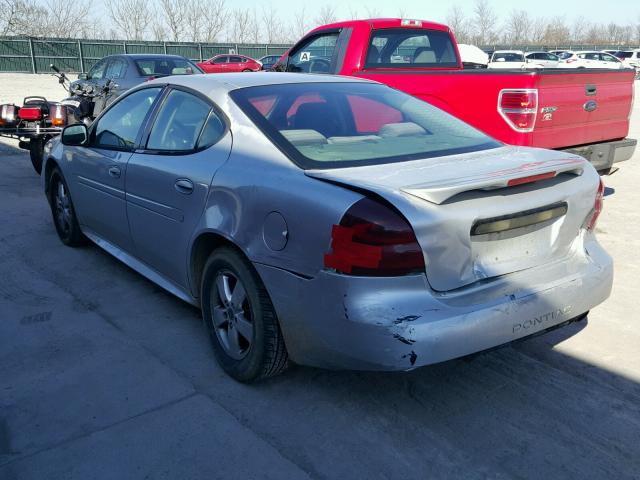 2G2WP522151296776 - 2005 PONTIAC GRAND PRIX Gümüş foto 3
