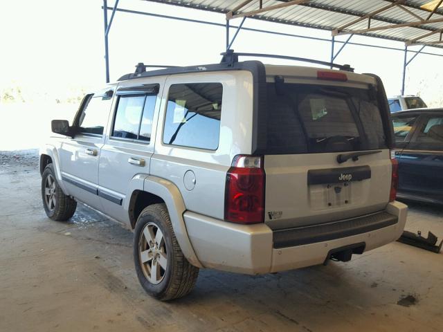 1J8HH48K27C592561 - 2007 JEEP COMMANDER SILVER photo 3
