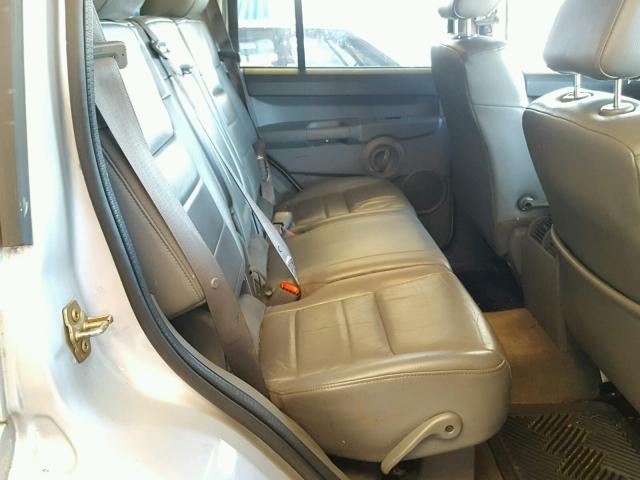 1J8HH48K27C592561 - 2007 JEEP COMMANDER SILVER photo 6