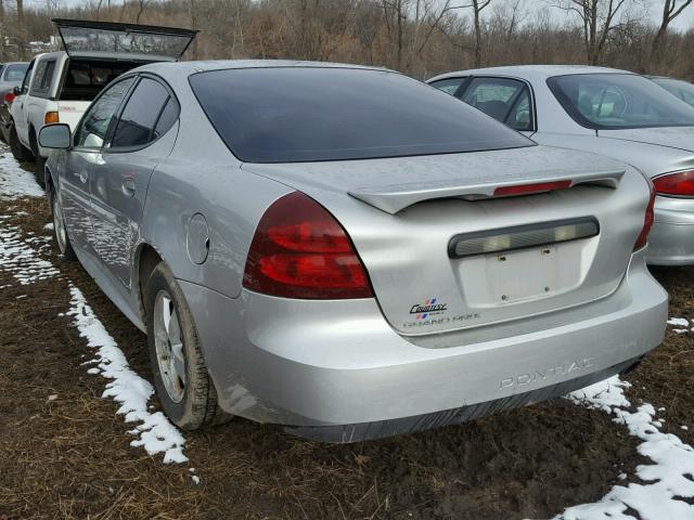 2G2WP552861278496 - 2006 PONTIAC GRAND PRIX SILVER photo 3